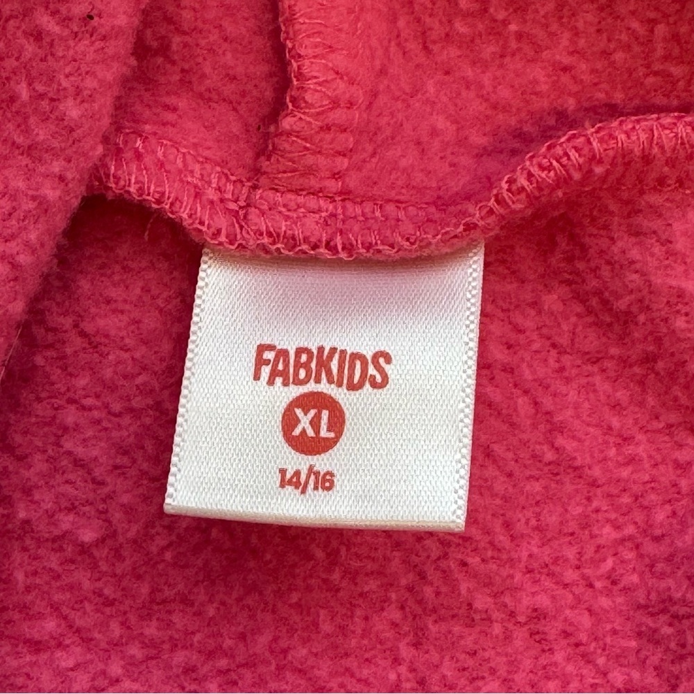 Fabkids Vibrant Pink Hoodie - Picture 7 of 9